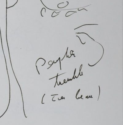 Autographe original de Paul TEITGEN (photo de détail 11) - Crédit photo : Galerie Art.Paris