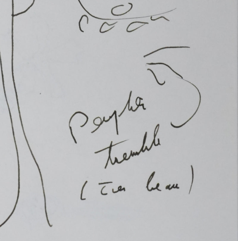 Autographe original de Paul TEITGEN (photo de détail 11) - Crédit photo : Galerie Art.Paris