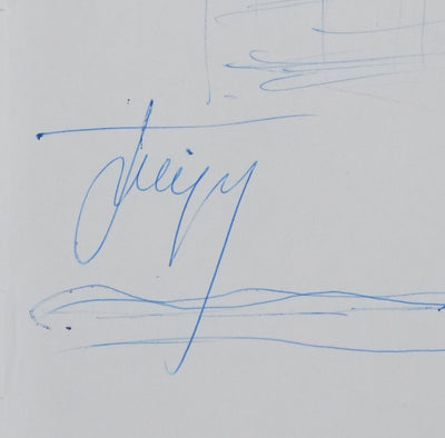 Autographe original de Paul TEITGEN (photo de détail 2) - Crédit photo : Galerie Art.Paris