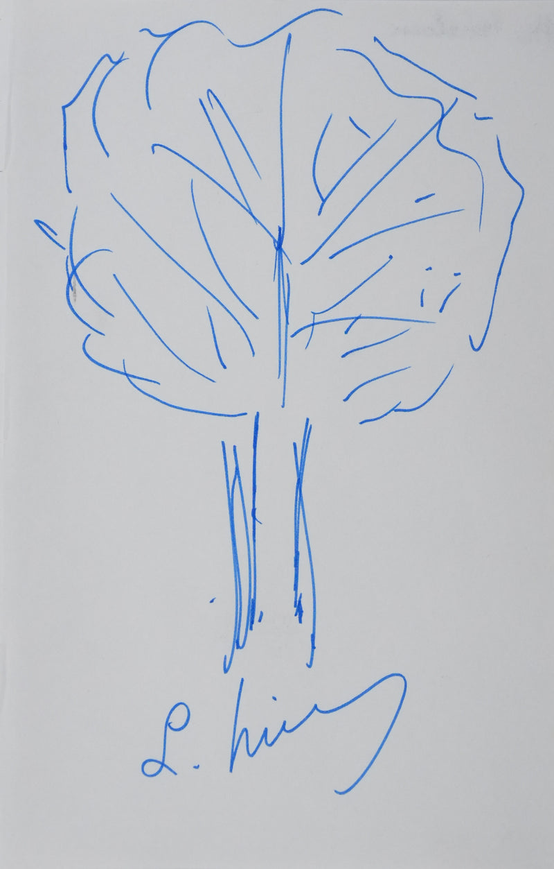 Autographe original de Mme NIELSEN (vue générale) - Crédit photo : Galerie Art.Paris