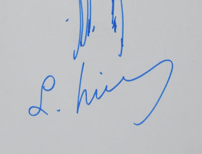 Autographe original de Mme NIELSEN (photo de détail 2) - Crédit photo : Galerie Art.Paris