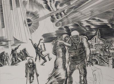 Albert DECARIS : L'oeil du miracle, Gravure originale signée