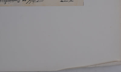 Maurice GENIS : Dans la forêt, Dessin original signé