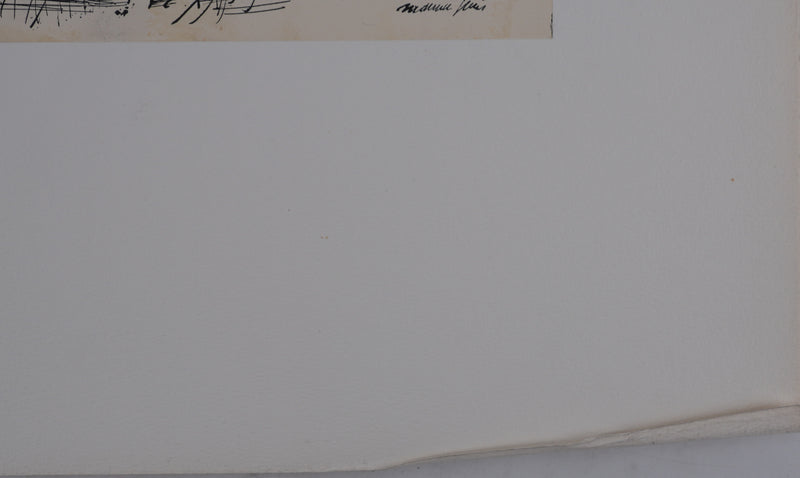 Maurice GENIS : Dans la forêt, Dessin original signé