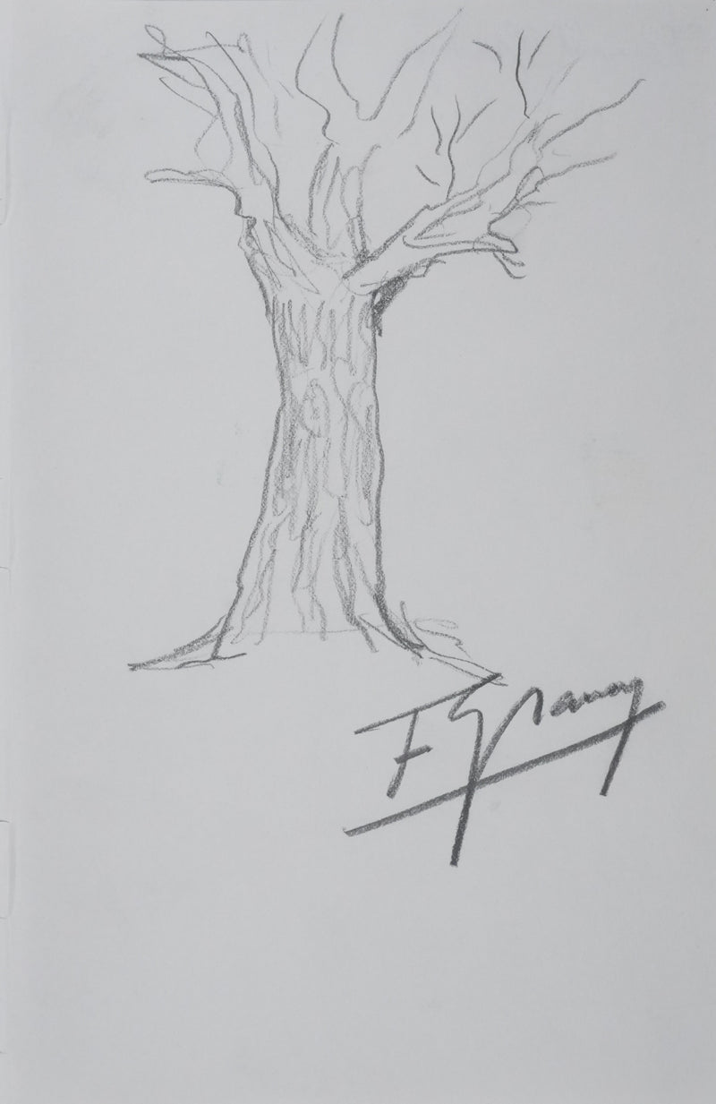 Autographe original de Fernand GRAVEY (vue générale) - Crédit photo : Galerie Art.Paris