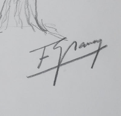 Autographe original de Fernand GRAVEY (photo de détail 2) - Crédit photo : Galerie Art.Paris