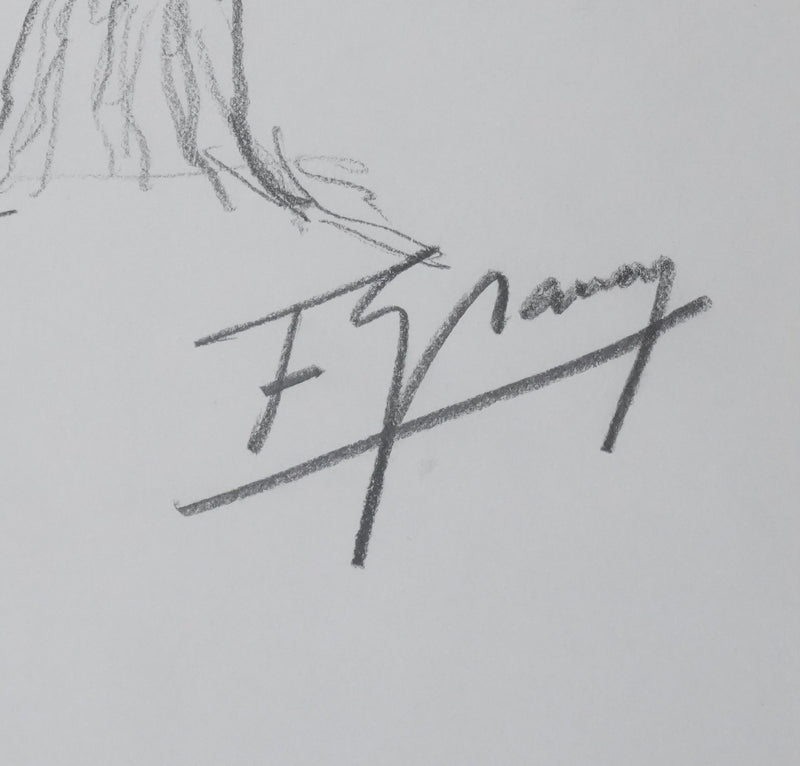 Autographe original de Fernand GRAVEY (photo de détail 2) - Crédit photo : Galerie Art.Paris