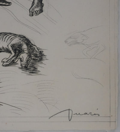 Albert DECARIS : L'oeil du miracle, Gravure originale signée