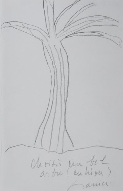 Autographe original de Edmond LANIER (vue générale) - Crédit photo : Galerie Art.Paris