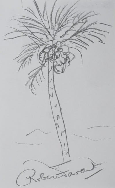 Autographe original de Robert FAVART (vue générale) - Crédit photo : Galerie Art.Paris