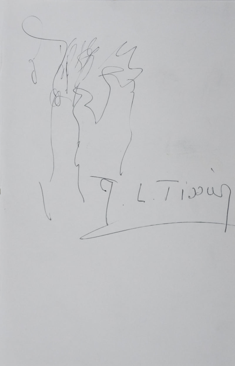 Autographe original de J.L. TISSIER (vue générale) - Crédit photo : Galerie Art.Paris