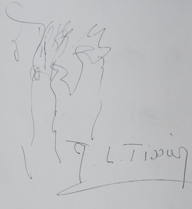 Autographe original de J.L. TISSIER (photo de détail 3) - Crédit photo : Galerie Art.Paris