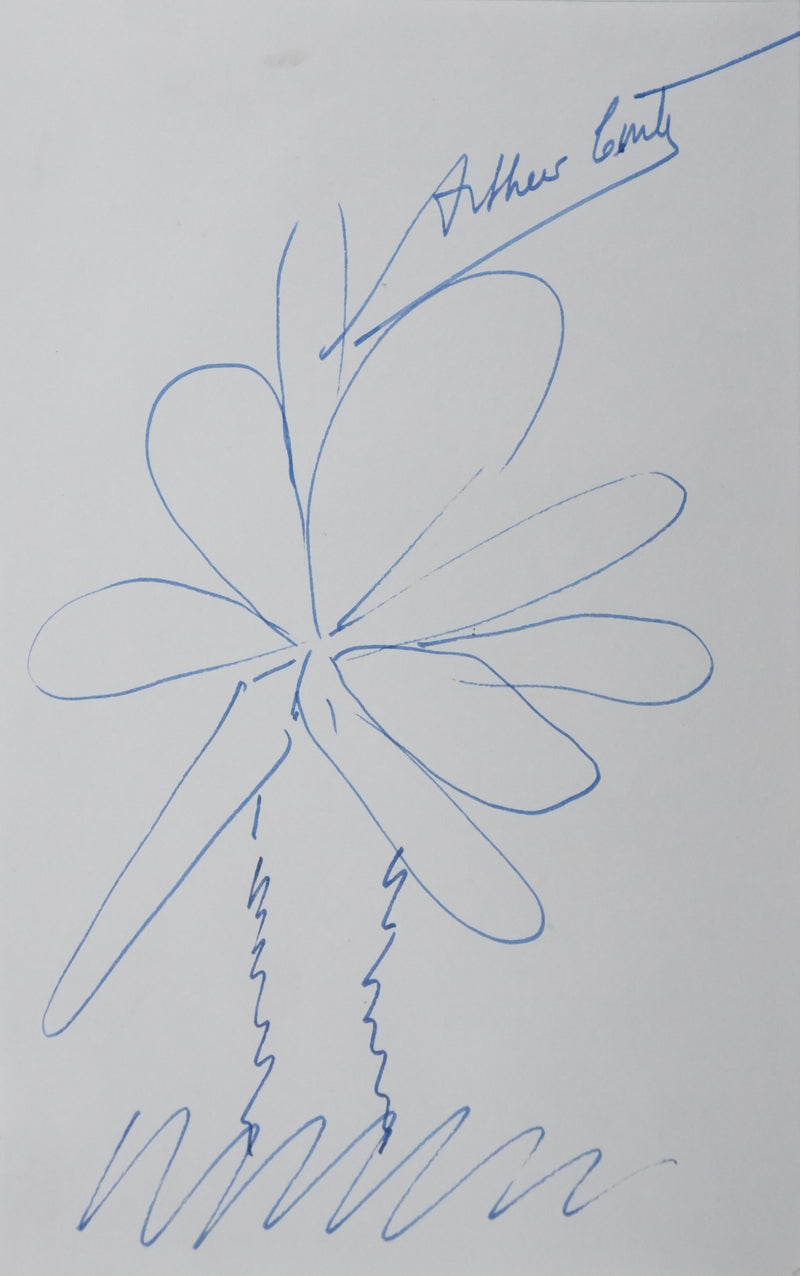 Autographe original de Arthur CONTE (vue générale) - Crédit photo : Galerie Art.Paris