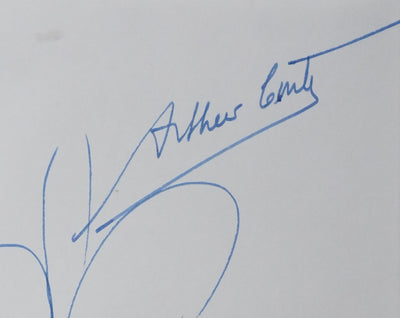 Autographe original de Arthur CONTE (photo de détail 2) - Crédit photo : Galerie Art.Paris