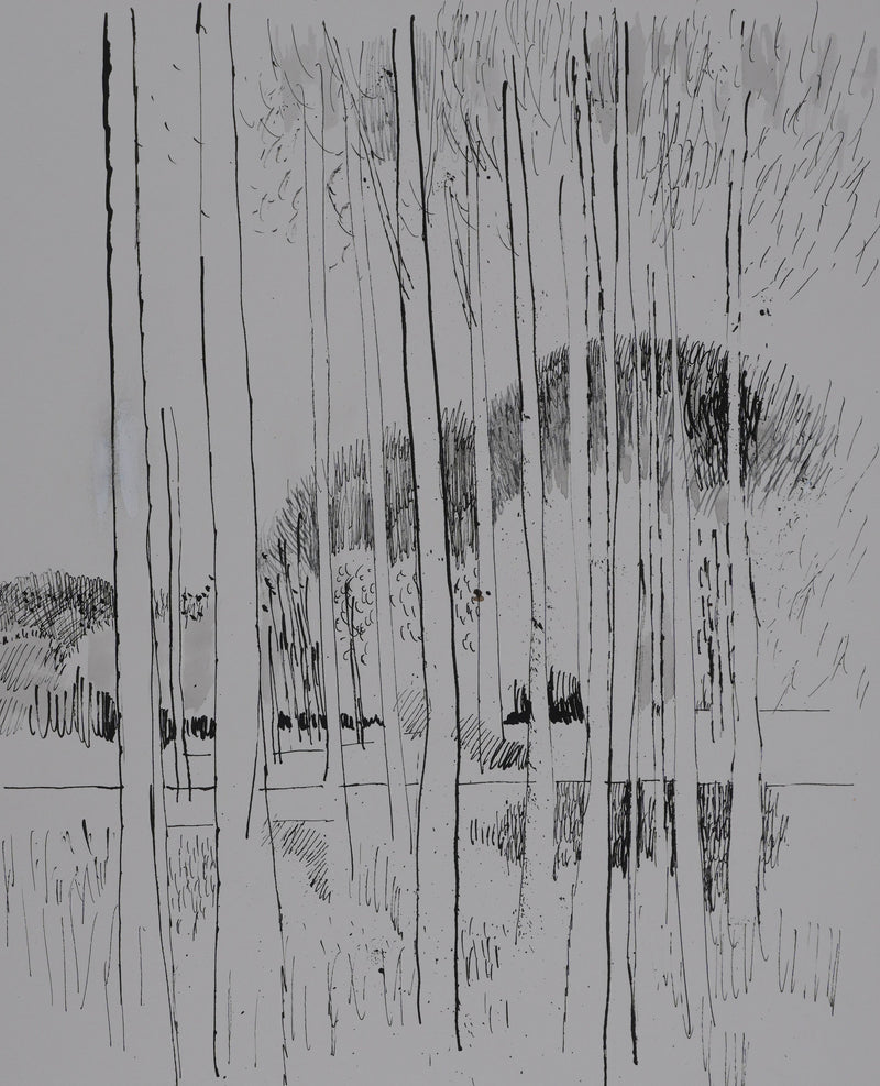 Maurice GENIS : Le petit bois, Dessin original signé