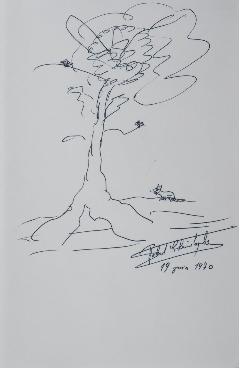 Autographe original de Robert CHRISTOPHE (vue générale) - Crédit photo : Galerie Art.Paris