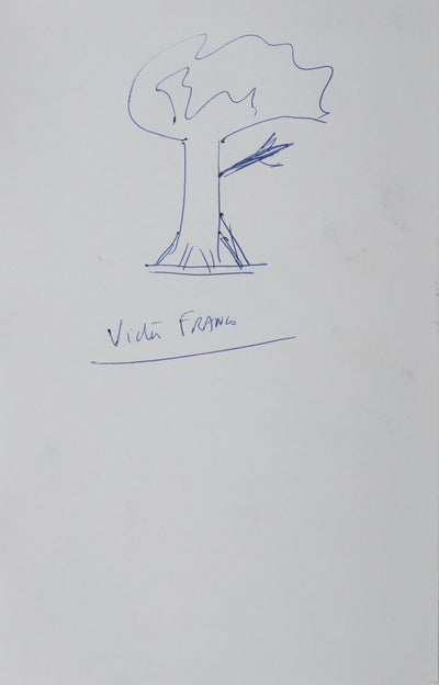 Autographe original de Victor FRANCO (photo de détail 3) - Crédit photo : Galerie Art.Paris
