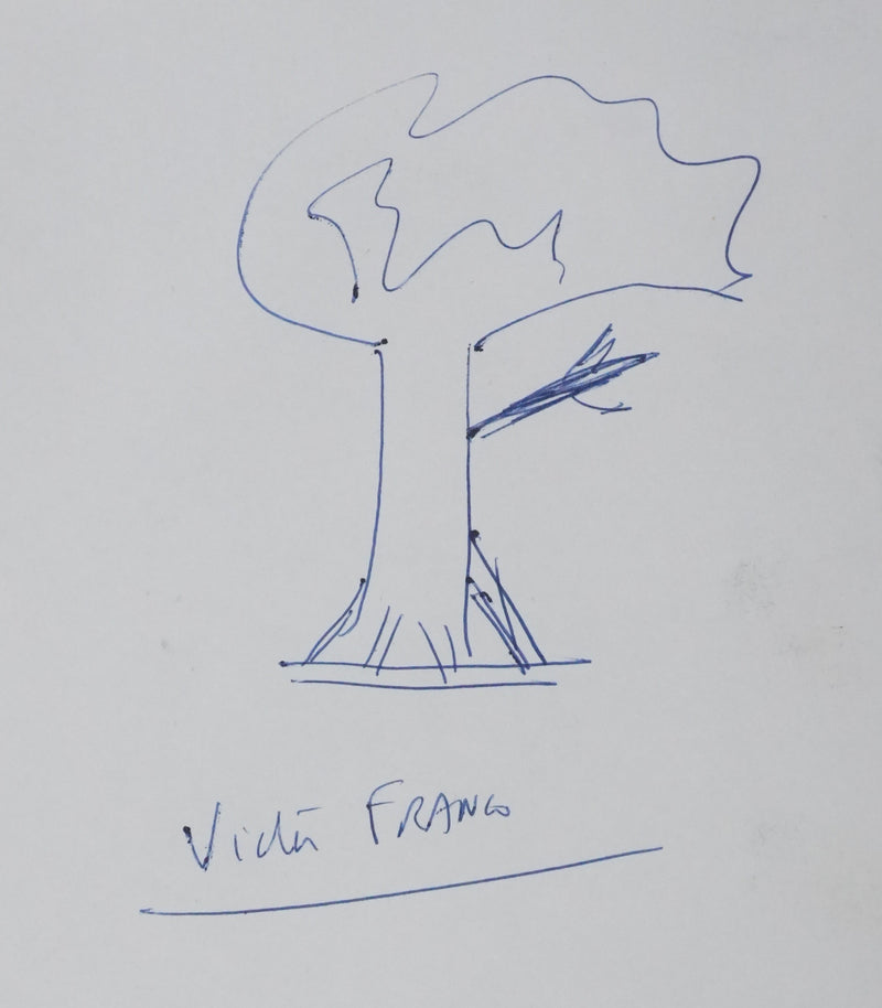 Autographe original de Victor FRANCO (vue générale) - Crédit photo : Galerie Art.Paris