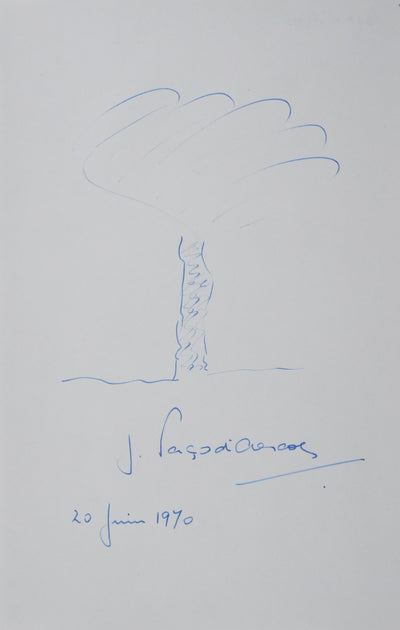 Autographe original de M. J. PACO D'ARCOS (photo de détail 3) - Crédit photo : Galerie Art.Paris