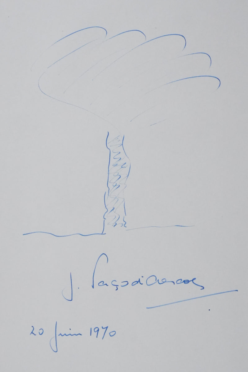 Autographe original de M. J. PACO D&