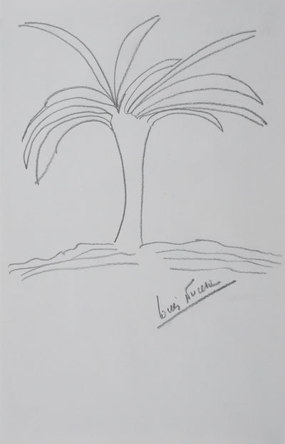 Autographe original de Louis NUCERA (vue générale) - Crédit photo : Galerie Art.Paris