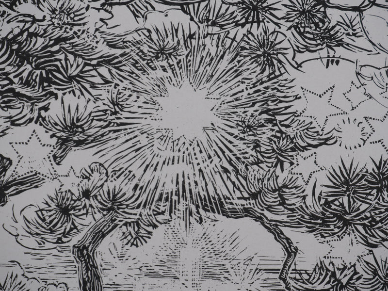 Léon HECK : Paysages mystique, Lithographie originale signée
