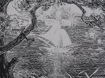 Léon HECK : Paysages mystique, Lithographie originale signée