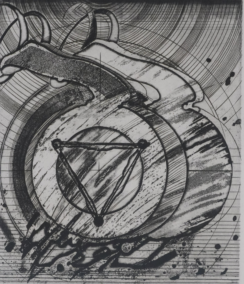 Shoichi ONO : Symboles, Gravure originale signée