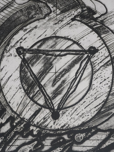 Shoichi ONO : Symboles, Gravure originale signée