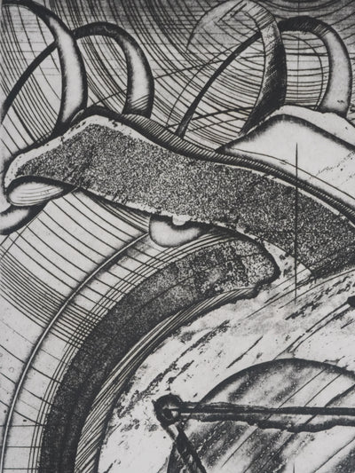 Shoichi ONO : Symboles, Gravure originale signée