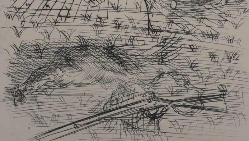 Raoul DUFY : Les champs au soleil, Gravure originale