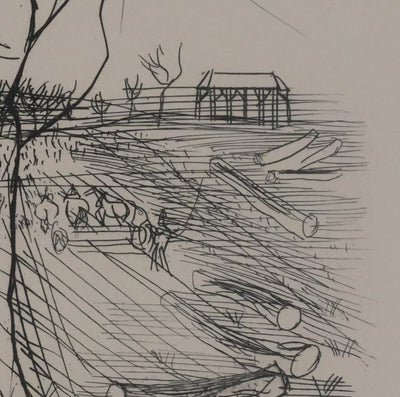 Raoul DUFY : Les champs au soleil, Gravure originale