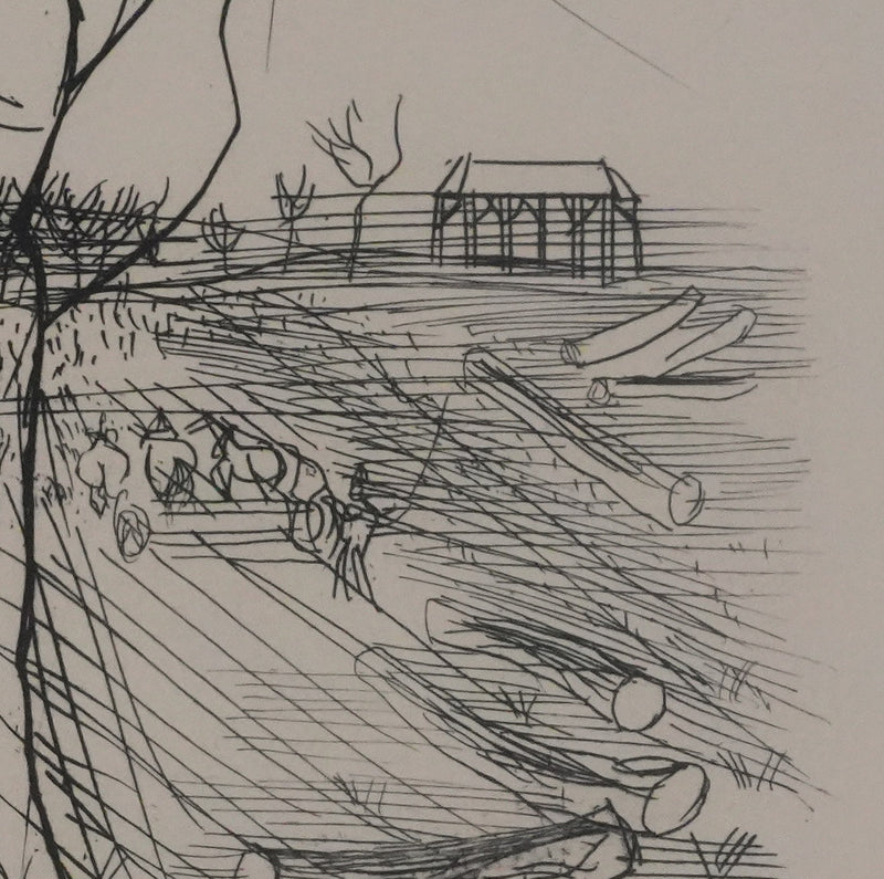 Raoul DUFY : Les champs au soleil, Gravure originale