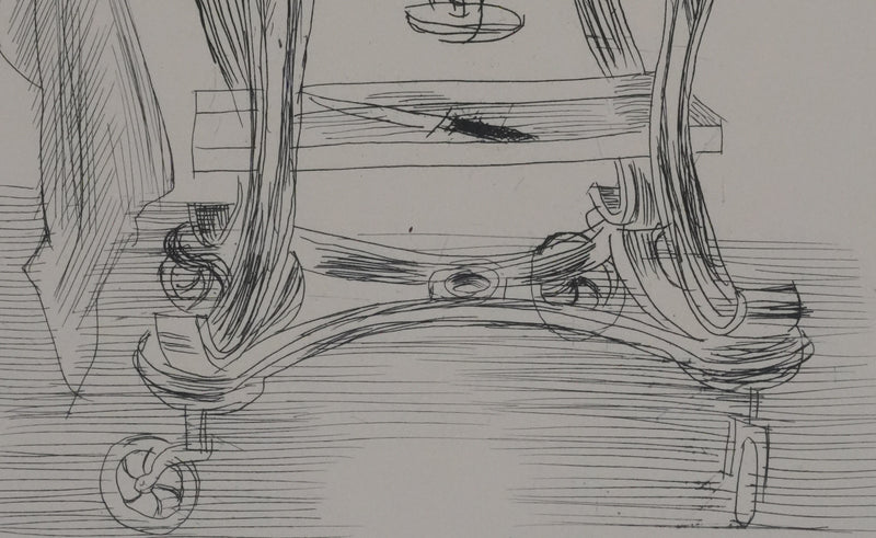 Raoul DUFY : La cuisine, Le dîner servi, Gravure originale