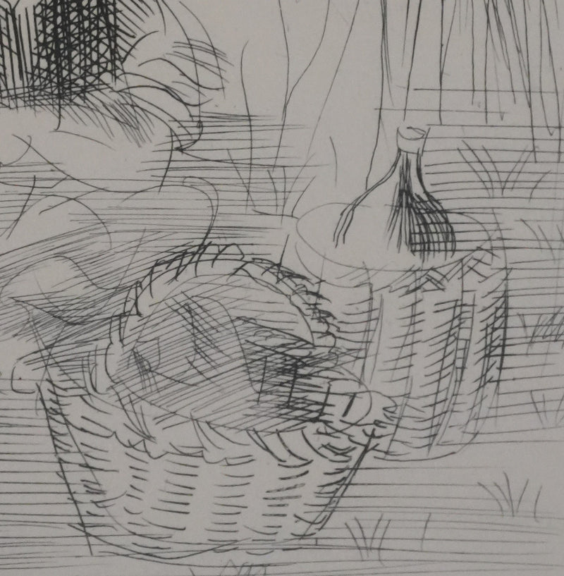 Raoul DUFY : Le pique-nique bucolique, Gravure originale