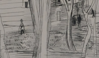 Raoul DUFY : Promenade dominicale au parc, Gravure originale