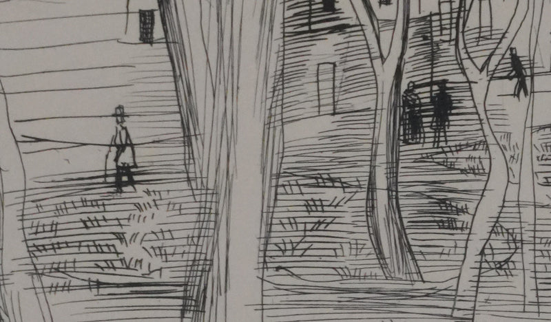 Raoul DUFY : Promenade dominicale au parc, Gravure originale