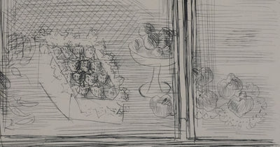 Raoul DUFY : La vitrine de l'épicerie, Gravure originale