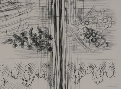 Raoul DUFY : La vitrine de l'épicerie, Gravure originale