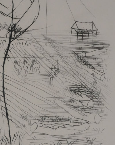 Raoul DUFY : La campagne en été, Gravure originale