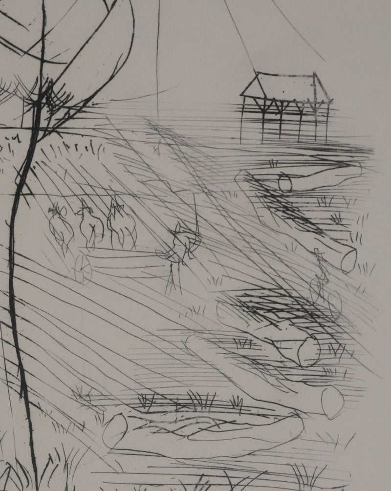 Raoul DUFY : La campagne en été, Gravure originale