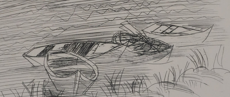 Raoul DUFY : La maison au bord de la rivière, Gravure originale