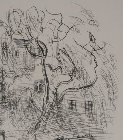 Raoul DUFY : La maison au bord de la rivière, Gravure originale