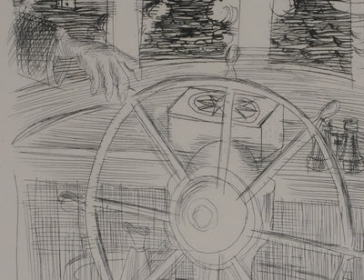 Raoul DUFY : L'arrivée à New York, Gravure originale