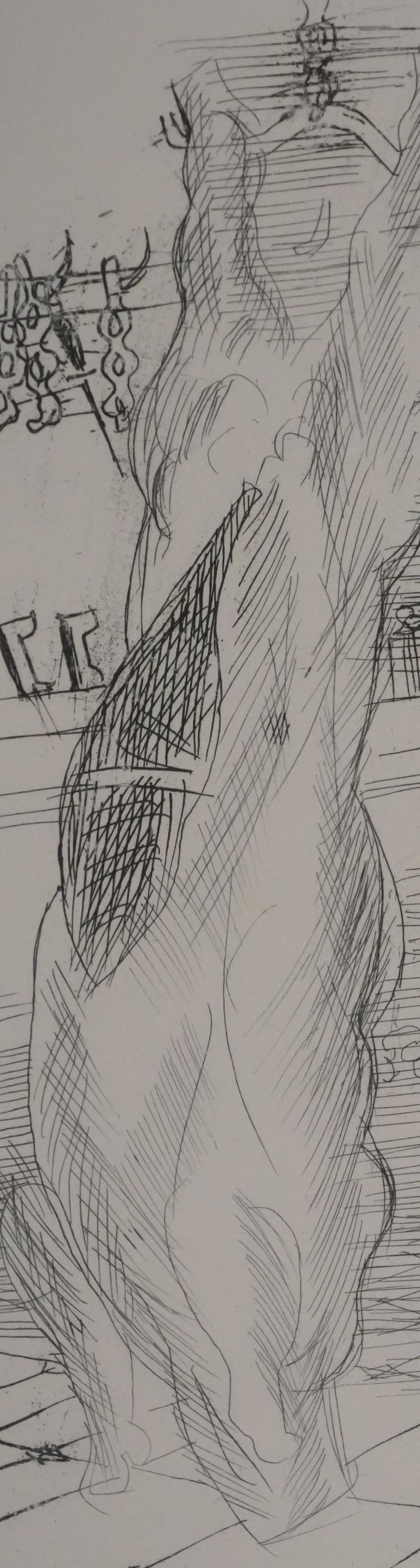 Raoul DUFY : La boucherie, Gravure original