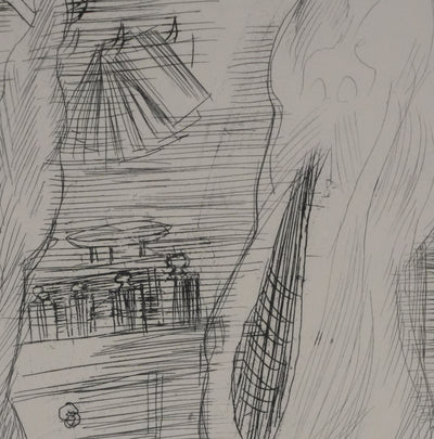 Raoul DUFY : La boucherie, Gravure original