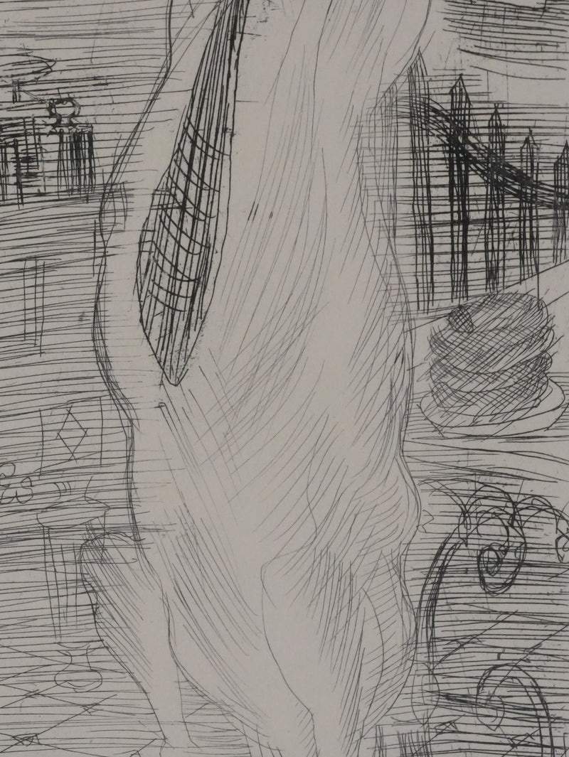 Raoul DUFY : La boucherie, Gravure original