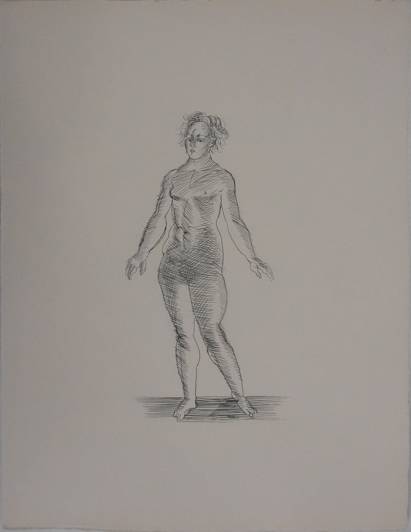 Raoul DUFY : Nu féminin, Allégorie de la vérité, Gravure original