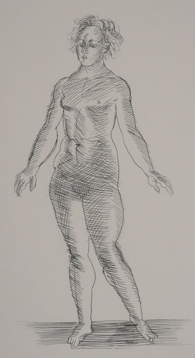 Raoul DUFY : Nu féminin, Allégorie de la vérité, Gravure original