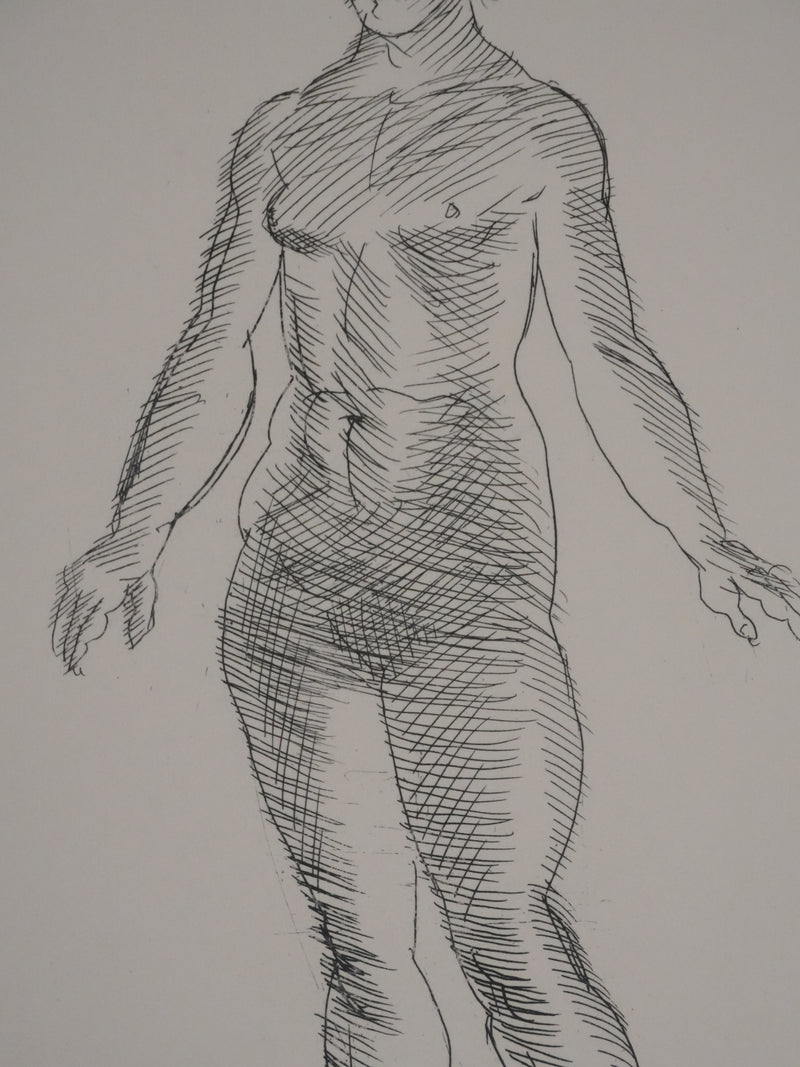 Raoul DUFY : Nu féminin, Allégorie de la vérité, Gravure original